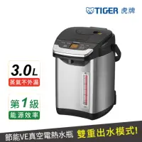 在飛比找momo購物網優惠-【TIGER虎牌】日本製 無蒸氣節能省電VE真空保溫電熱水瓶