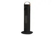 Pursonic Electric Ceramic Tower Heater Portable Oscillating Remote Control Black Patio Heaters