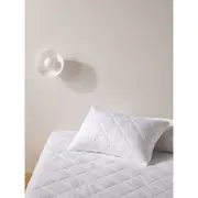 Linen House 50x73cm Bamboo Pillow Protector Cushion Cover Liner/Case White