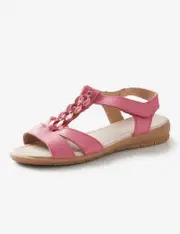 Rivers Celina Leathersoft Rip Tape Sandal - Size 37 - Mens - Pink