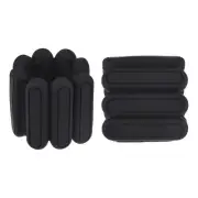 Adjustable Ankle Weights 2Lbs Workout Wrist Bracelets for Women Black, White