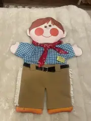 Vintage Playskool Dapper Dan Cowboy Outfit on Cardboard Figure