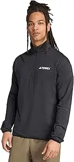 [adidas] Men's Terrex Multi Climawarm Half Zip Tech Fleece Jacket