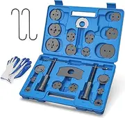 Universal Disc Brake Piston Caliper Compressor Tool Set for Brake Pad Replacement fit Most Model/Makes -22 Pieces