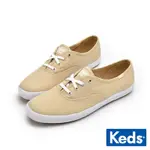 KEDS CHAMPION 品牌經典帆布鞋-淺卡其色 9231W113468