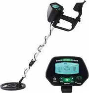 Metal Detectors, MD-4090 Underground Metal Detector LCD Metal Detector with Memory Function Backlight Adjustable for Beach/Gold Hunting