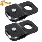 2Pcs Snatch Block 4 Ton Recovery Winch Pulley 8,000 lbs 4x4 Off Road ATV UTV Tow
