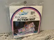 Vintage Intex The Wet Set Inflatable Action Mat Vinyl Beach Pool Float 1990 NEW!