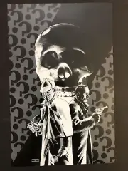 Sherlock Holmes The Vanishing Man #1 B&W COVER Dynamite Comics Poster Print 8x12