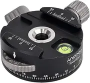 YaSao PAN-60H Panoramic Ball Head Tripod Head with Indexing Rotator, AS Type Clamp
