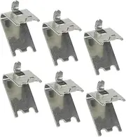 LABRIMP Set of 6 Fridge Shelf Clips Refrigerator Shelf Clip Freezer Clamp Hooks Easy-to-use Perfect Replacement