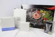 Brand New Mikasa Crystal Glass Lot- Peppermint dish, Chip & Dip, Clock, Bowl