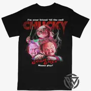 Chucky Tee Shirt Childs Play Scary Movie Halloween (BF) T-shirt