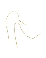 ADORNIA 14K Plated Threader Earrings