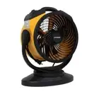 XPOWER 4-Speed Portable Floor Fan Multipurpose High Velocity Oscillating Yellow