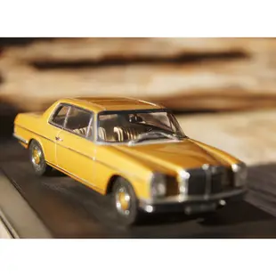 【🔥 賓士原廠 模型 1:43  Mercedes Benz 🔥】香檳金 汽車  金色 E-Class 200 1968