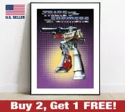 Transformers G1 Megatron Box Artwork Poster 18" x 24" Print 80s Retro Wall Art