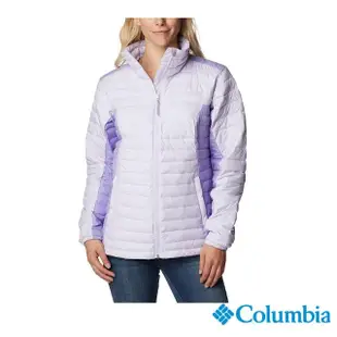 【Columbia 哥倫比亞 官方旗艦】女款-Silver Falls™立領中層外套-紫色(UWR82170PL / 2023年春夏)