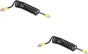 OSALADI Pcs Recoil Air Hose Adapter m High Pressure Polyurethane Coil Hose for Air Compressor Quick Install Portable for Bike Car