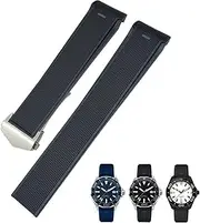 [XNWKF] 20mm 22mm Rubber Silicone Watch Strap，For Tag Heuer CARRERA AQUARACER 300 WAY201A WAY211C Watch Accessories