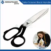 New 8"Tailor Upholstery Scissors Black Handle Shears HEAVY DUTY RAZORS sharp