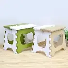 Toddler Foldable Stool Easy Carry Plastic Portable Lightweight Folding