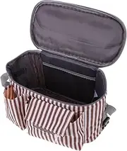 Kisangel Storage Bag Stroller Accessories Stroller Hanging Bag Portable Tote Travel Bottle Holder Stylish