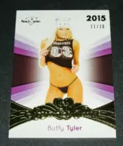 2015 Benchwarmer BUFFY TYLER Signature #91 Gold Foil Variant/20 PLAYBOY Playmate