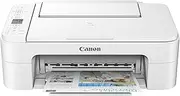 [Canon] PIXMA TS3351 Wireless Colour All-in-One Inkjet Printer (White) - A4 Print, Copy, Scan - FINE Cartridges, XL Ink Available - Borderless Printing - Wi-Fi, iOS/Android Connectivity - Home Printer