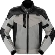 Spidi Vent Pro, leather/textile jacket H2Out , color: Light Grey/Black , size: 50