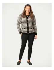 [Fella Hamilton] Aveline Boucle Cardigan in Multi