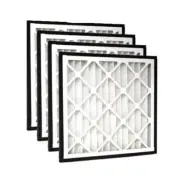 (4 Pack) 10 x 20 Practical Pleat 2" Filter for 1" Return Grille MERV 8
