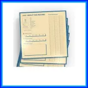 HumminGuru 12 Inch Album Jackets - 400GSM Cardboard Vinyl Record Covers Blank