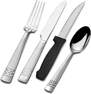 [Pfaltzgraff] 5243288 Carlisle 16-Piece Flatware Set, Silver