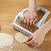 Stainless Steel Rolling Pin Pastry Pizza Roller for Crust Household Baking