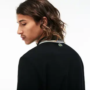 Lacoste 法國鱷魚菱形刺繡標翻領polo衫