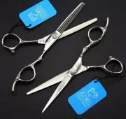 PROFESSIONAL BARBER SALON HAIR THINNING CUTTING SCISSORS SHEARS JOEWELL Set