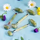 Natural Jade Facial Roller Beauty Healing Face Neck Massage Tool Crystal Gift