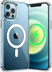 Funda Para Iphone 12 Pro Max 6.7inch Protector Transparente Antigolpes Magsafe
