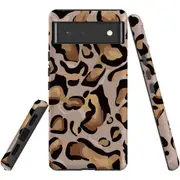 For Google Pixel 6 Case, Shielding Back Cover,Leopard Pattern
