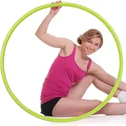 1pc Exercise Fitness Hoop Removable Adjustable Weighted Hoop Suitable for Weight Loss and Home Fat Burning Exercise Workouts Gym