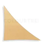 COLOURTREE Right Triangle Sun Shade Sail Screen Canopy 33.9'X24'X24' Sand Beige