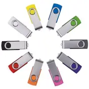 LOT Bulk 128MB-8G 50PCS Swivel Pendrive USB Stick Flash Drive Memory Custom LOGO