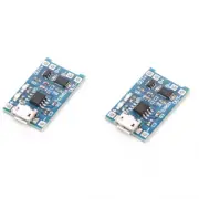2PCS TP4056 5V 1A USB 18650 Lithium Battery Charger Board Protection Module BDUU