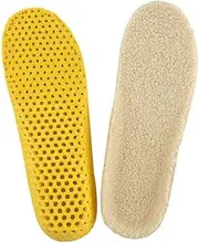 LALAFINA 2 Pair Wool Shoe Insoles Fluffy Shoes Insert Warm Soft Wool Slipper Winter Insole Cut to Size Shoe Insoles for Shoes and Boots Women Men, 28x9cm
