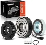 A-Premium A/C Compressor Clutch Kit Compatible with Nissan NV200 2.0L 2013-2021, with 6-Groove Pulley