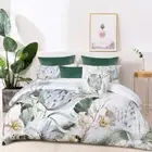Bianca Evergreen Sage Duvet Doona Quilt Cover Set Double Size