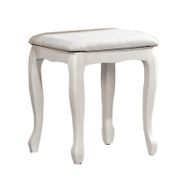Boden-簡約法式白色化妝椅/小椅子/單椅/椅凳