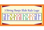 5 STRING BANJO 5 POSITION LOGO REFRIGERATOR MAGNET