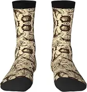 [EdWal] Soft Witch Hat print Moisture Wicking Socks Sports Socks for Men and Women Warm thermal Boot Hiking Socks